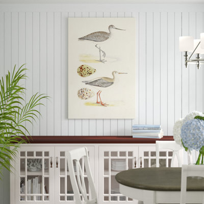 «Sandpipers and Eggs I», impression sur toile