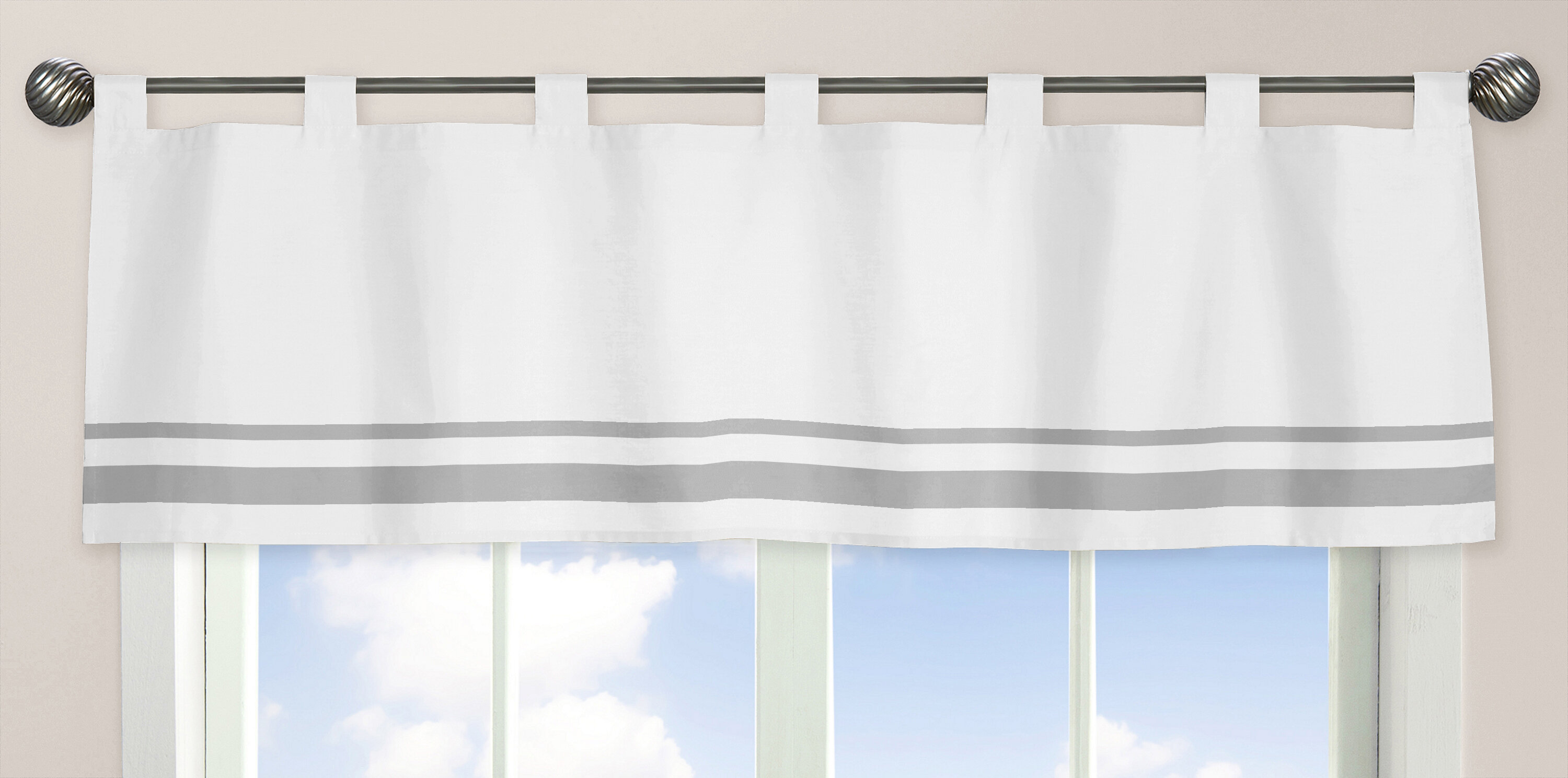 Sweet Jojo Designs Hotel Curtain Striped Cotton Tailored 54