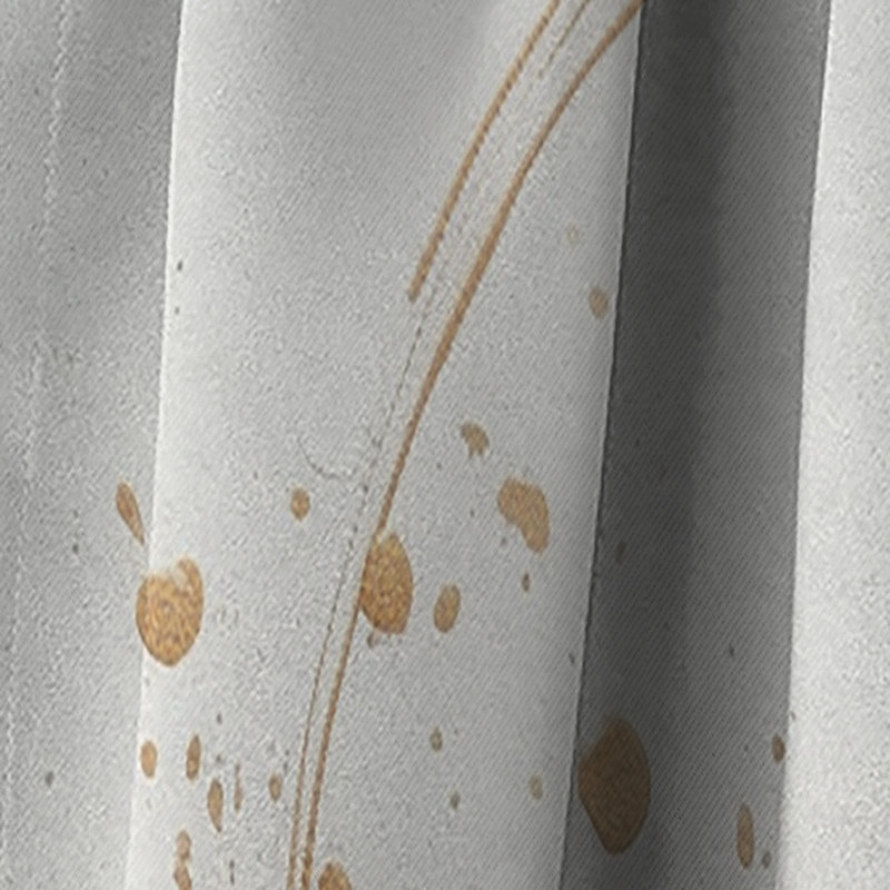Keyion - Rideau occultant en marbre marbré abstrait - 1 panneau, L 52 po x L 63 po