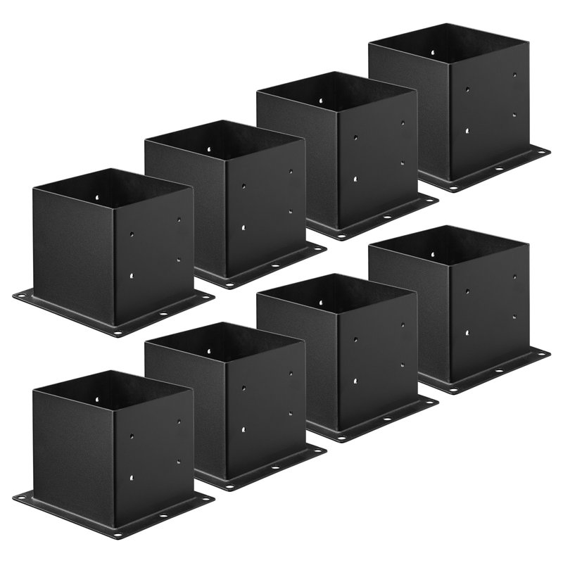 Paquet de 8 supports de base de poteau 4 x 4