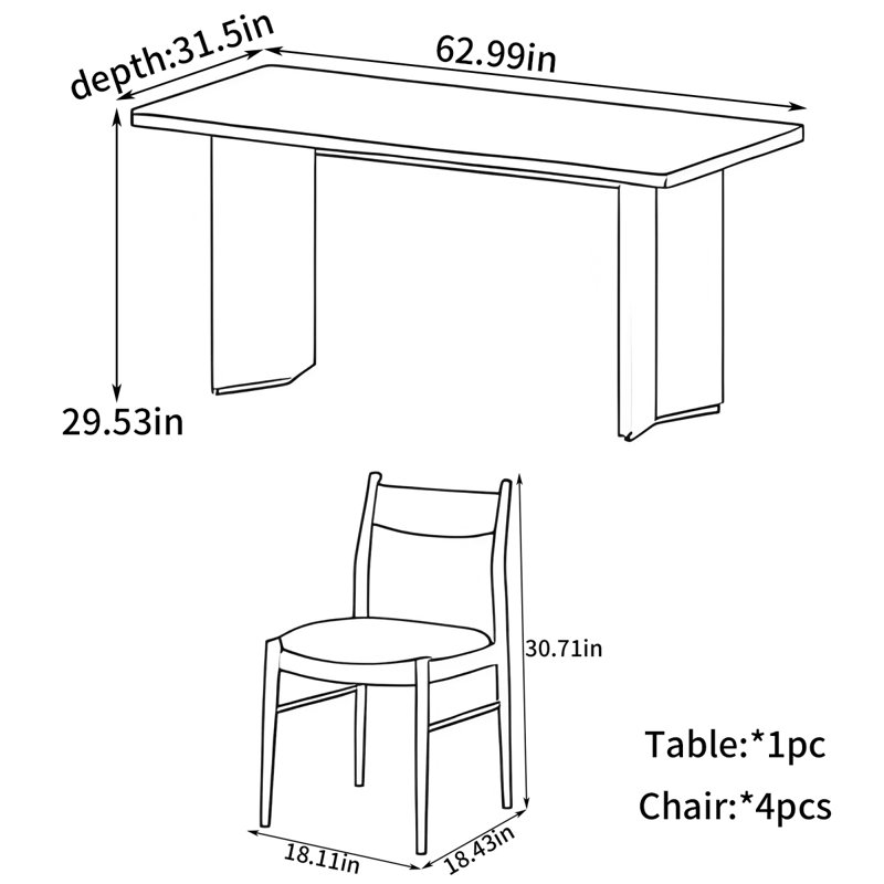Khalil, 29.53"H x 62.99"L x 31.5"W