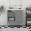 Meuble-lavabo simple 30 po avec plateau en résine Sedlik-1658284894