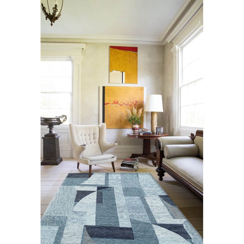 Tapis en laine Aloisia, Rectangle 8 pi x 10 pi