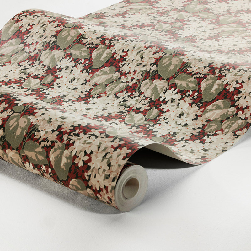 Boråstapeter Aratorp Wallpaper, Red