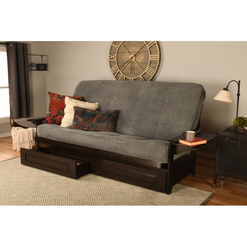 Futon avec rangement Stratford, Marmont Thunder, Espresso