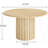 47" Round Dining Table For 4