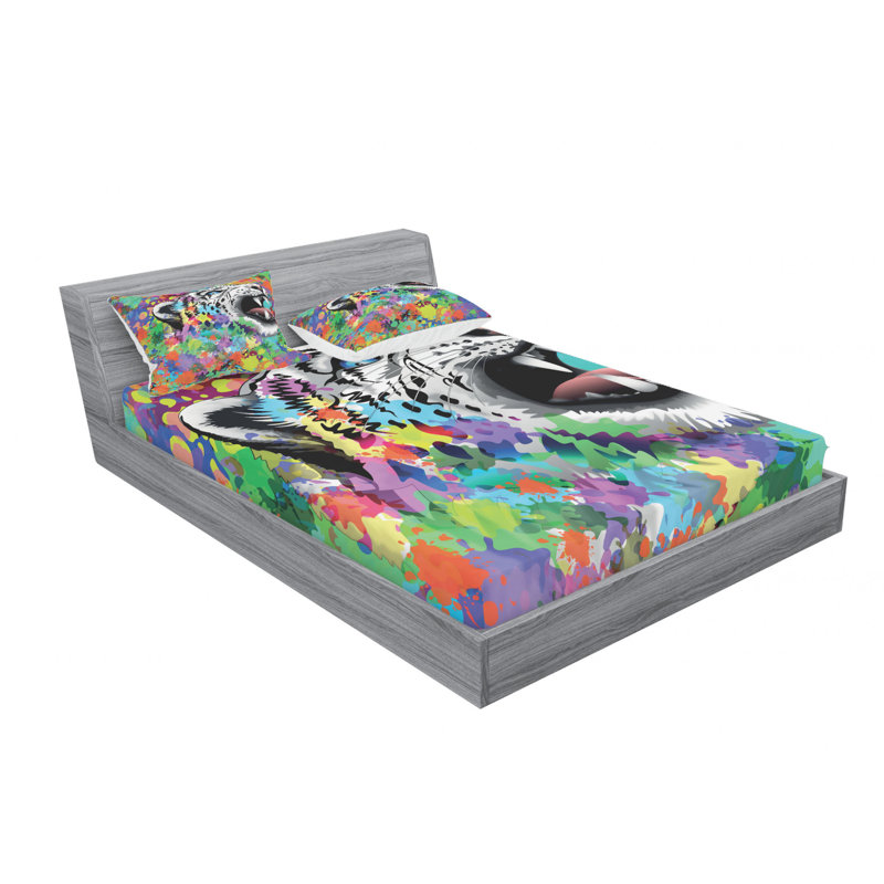 Microfiber Sheet Set, Queen Sheet Set with 2 Pillowcases
