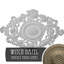 Médaillon de plafond Endurathane Katheryn, l 22 1/2 po x H 30 3/8 po x P 1 1/2 po, finition craquelée d'hamamélis peinte à la main-28929599
