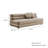 Jubilee Modular Performance Velvet Armless Loveseat-104318180