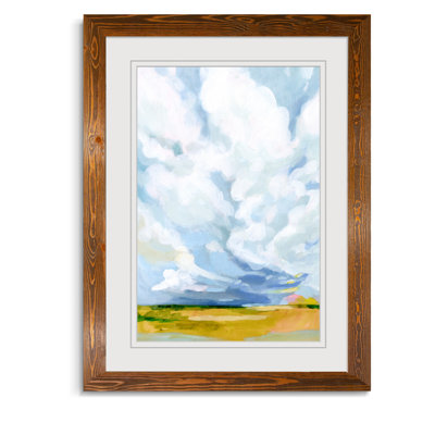 « lucid skies i »-cadre photo, impression sur toile