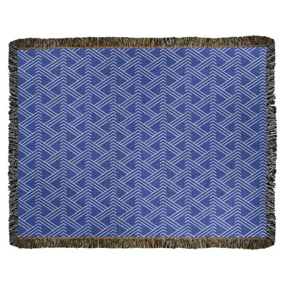 Patricia Geoffrey Hand Woven Throw Blanket