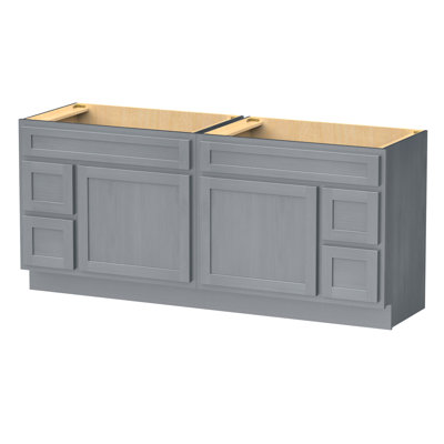 72'' Double Bathroom Vanity Base Only