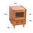 Solid Wood Nightstand End Table With Drawer