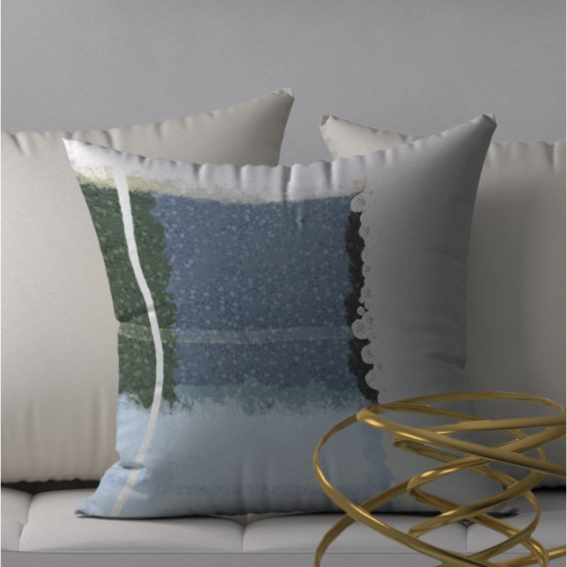 Reversible Throw Pillow, 24" x 24"
