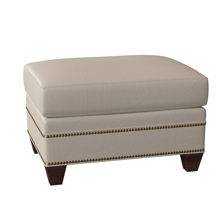 Raylen Leather Ottoman
