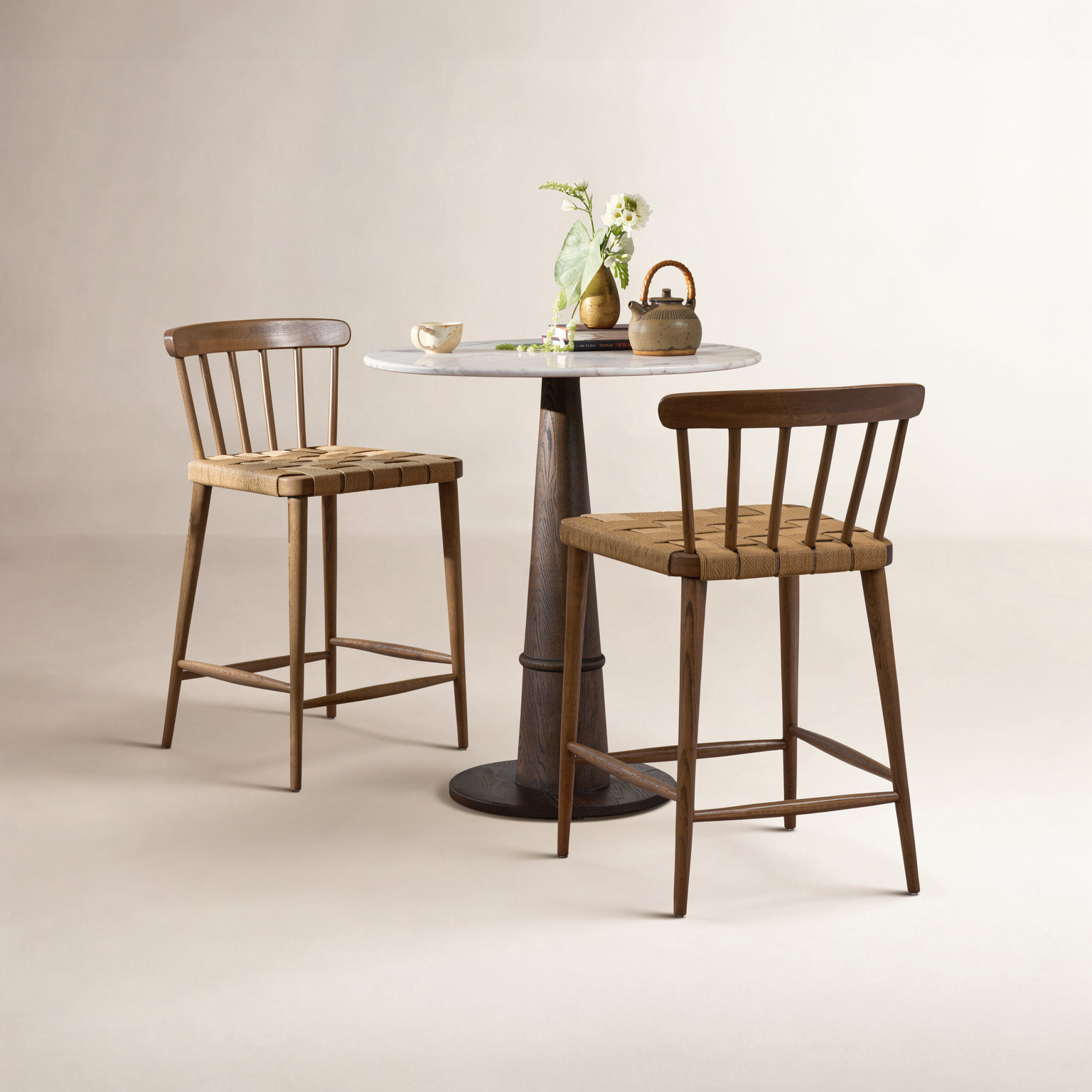Kershaw Oak Counter Stool