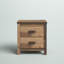 Table de chevet 2 tiroirs Milano