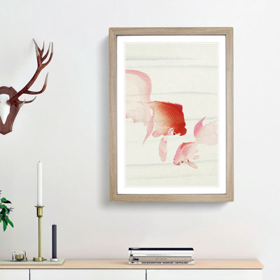 Goldfish by Ohara Koson - Framed Print