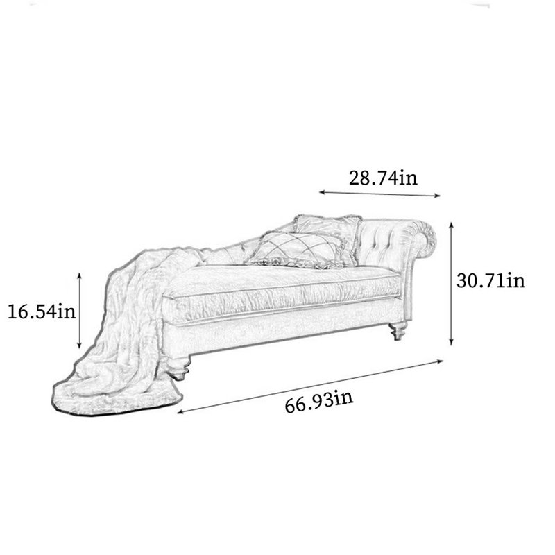 Fauteuil inclinable classique, Orienté à droite