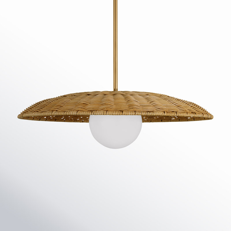 Mari 1 - Light Pendant, 6.38" H x 21.63" W x 21.63" D