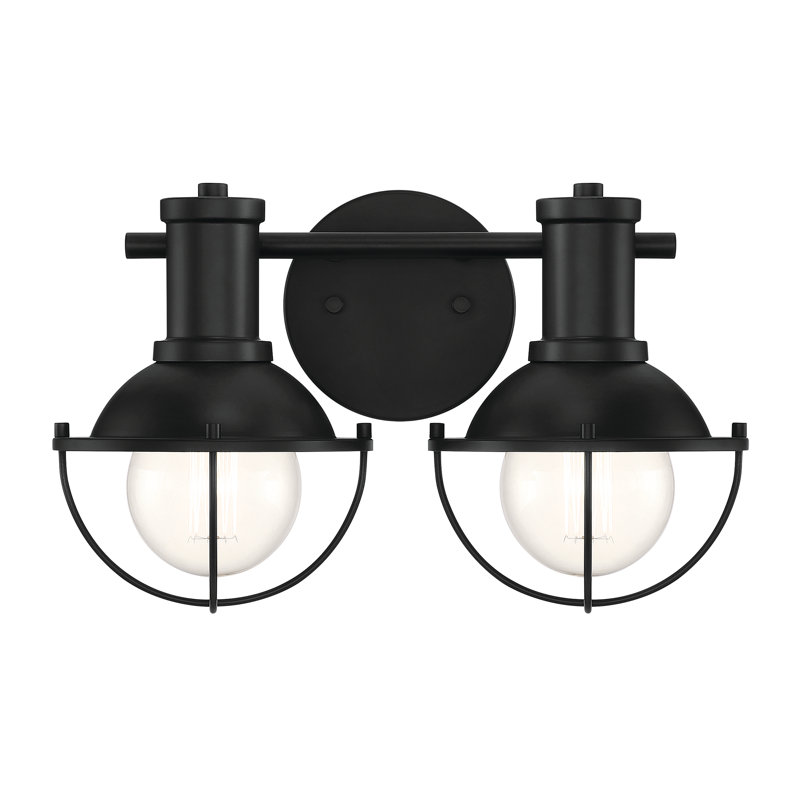 Perego 2 - Light Dimmable Vanity Light, Matte Black