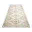 Tapis de couloir beige en laine noué à la main de conception unique années 1960 4 pi 10 po x 12 pi 7 po Gallery