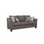 Canapé avec coussin gris anthracite Ralston