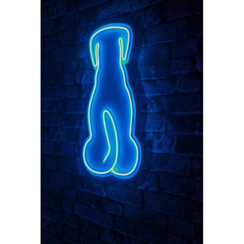 Bande de néon flexible à DEL, étanche IP67, couleur bleue, 14,6 po x 15,7 po x 0,8 po | 12 V CC, 240 lumens, 36 W maximum, modèle en mousse de PVC | Parfait pour la décoration intérieure, les fêtes et les solutions d'éclairage créatives