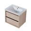 Meuble-lavabo 24 po avec 2 tiroirs à fermeture en douceur