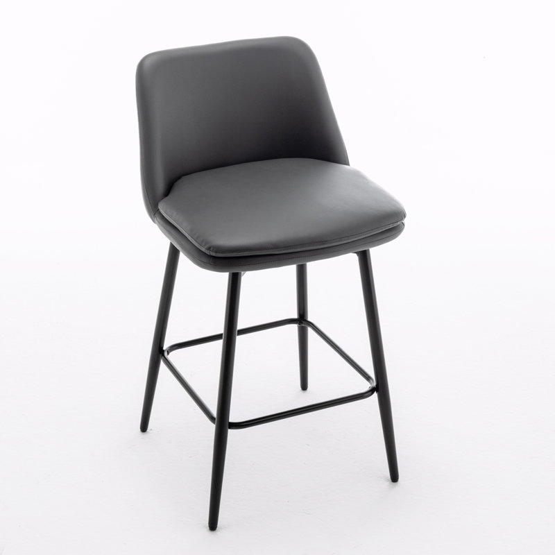 Ensemble de 2 tabourets de bar pivotants à hauteur de comptoir