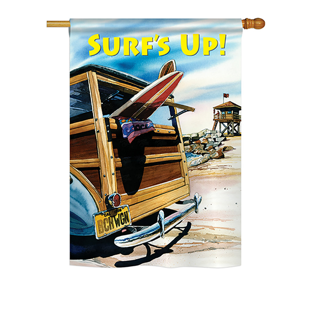 Double Sided Polyester House Flag Breeze Decor