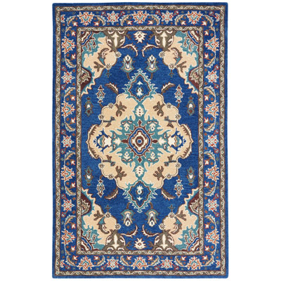 Tapis oriental en laine touffeté à la main Scottsburg
