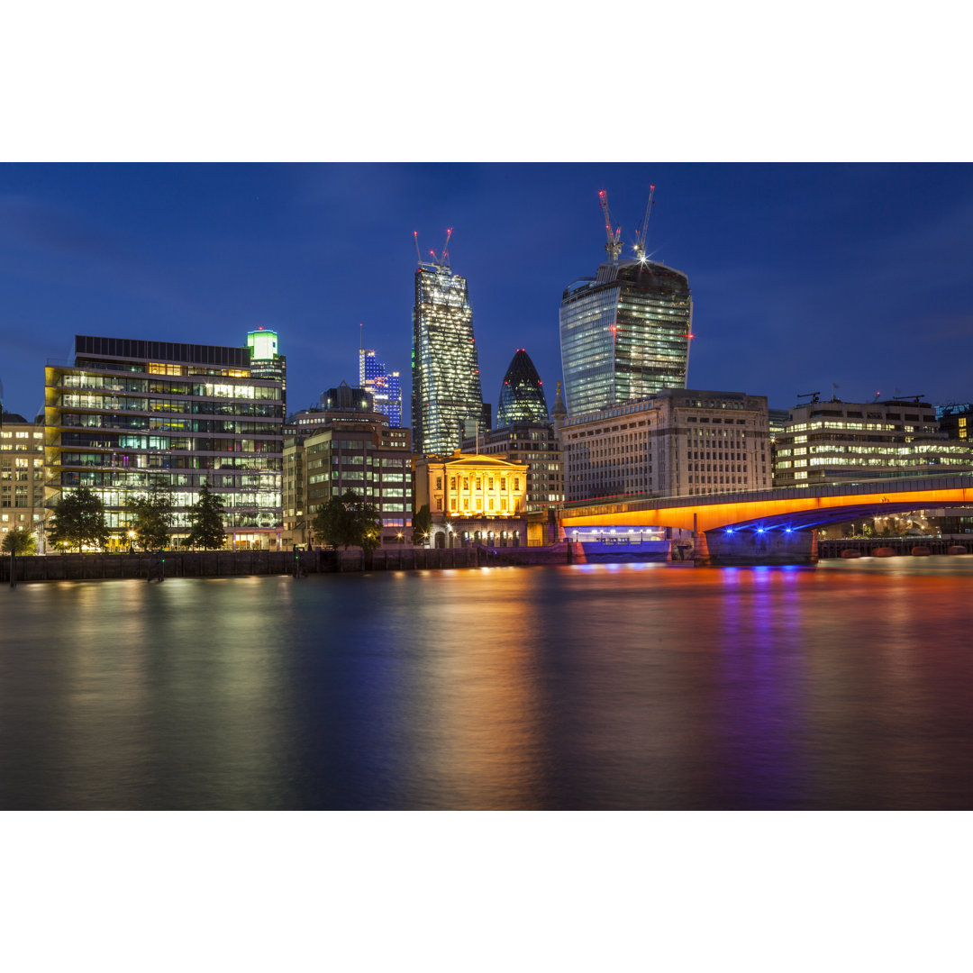 Skyline der Stadt London von Lifehouseimage - Leinwandbild