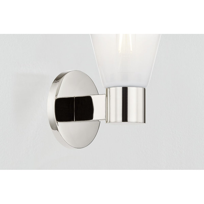 Alma 1 Light Wall Sconce, Polished Chrome