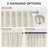 52''W Light Filtering Linen Curtains - Back Tab & Rod Pocket Top, 2 Panels Set-212203096