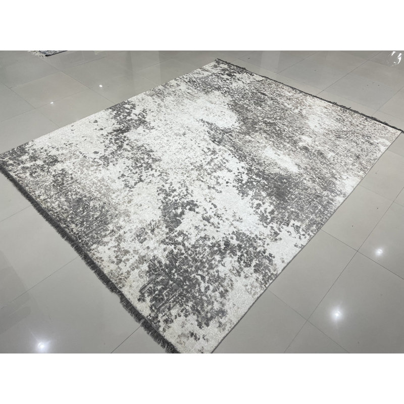 Hand Knotted Wool Abstract Area Rug