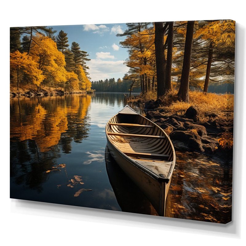 Canada River Rhapsody III sur toile, Toile tendue, H 12 po x l 20 po x P 1 po