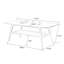 Table basse, table basse en bois massif, table basse avec rangement, table basse moderne-925091676-925091673