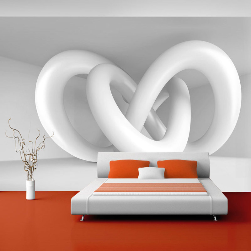 White Weave 280cm x 400cm Wallpaper, 2.10m x 300cm
