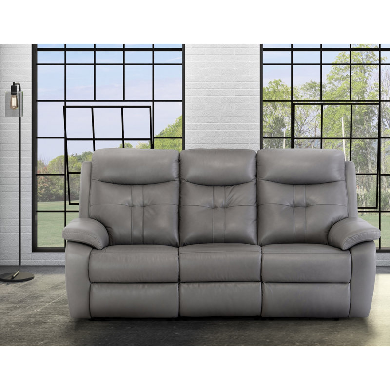 Dmaria 3 Seater Electric Reclining Sofa, Grey