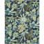 Tapis d'extérieur Floral Design Performance bleu / vert-87937457