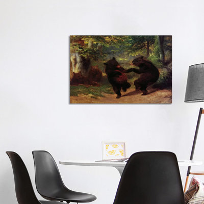 Dancing Bears by Unknown Artist - Wrapped Canvas Print