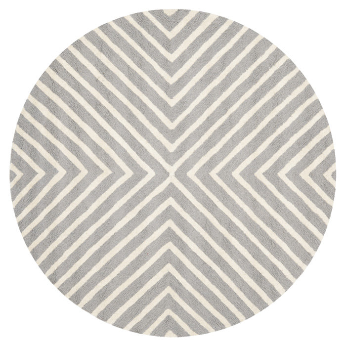 Shildon Geometric Wool Hand Woven Area Rug