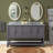 Hampton 60'' Double Bathroom Vanity with Top-441610880-441610883
