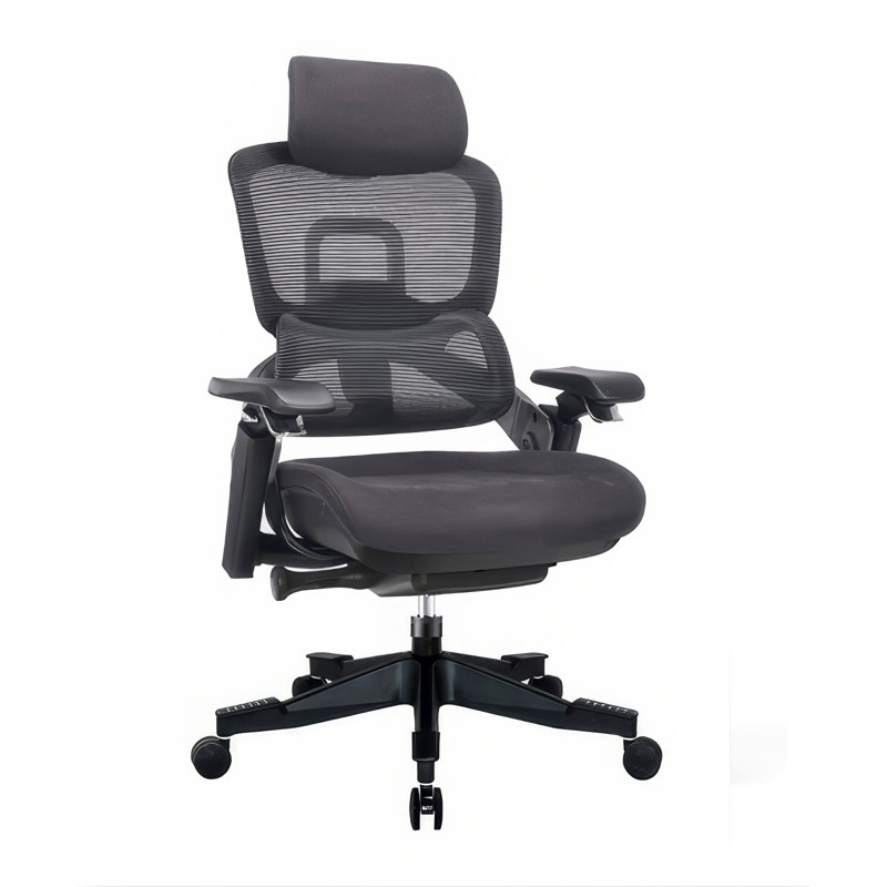  Chaise ergonomique à haut dossier avec dossier réglable