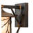 Rustic Lodge Steel Armed Sconce