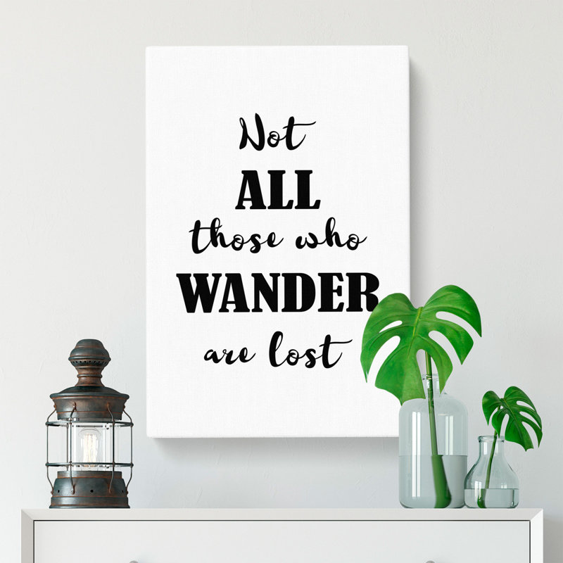 Those Who Wander - Wrapped Canvas, 91cm H x 60cm W x 3cm D
