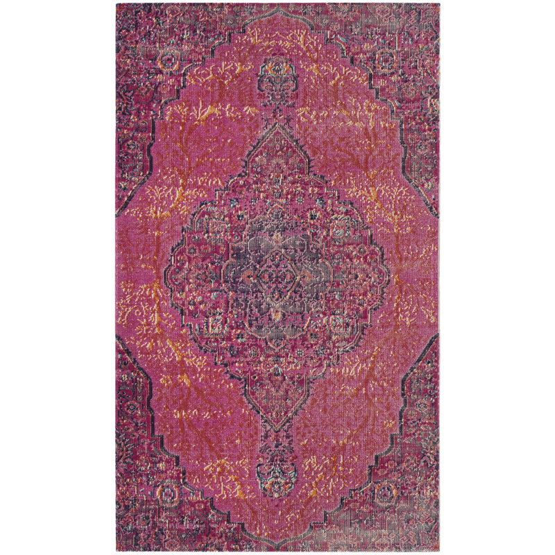 Goins Oriental Hand Woven Area Rug, Rectangle 155 x 229 cm