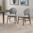 Upholstered Solid Wood Dining Chair-121600698-121600699