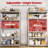 Lundys 71" H x 35.5" W x 16" D 5-Tier Adjustable Metal MDF Storage Rack Shelves Boltless Shelving-32673314